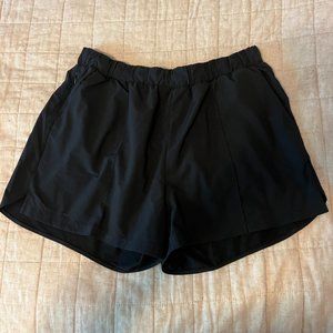 Zella Taylor Getaway High Waist Stretch Recycled Polyester in Black | Size XL